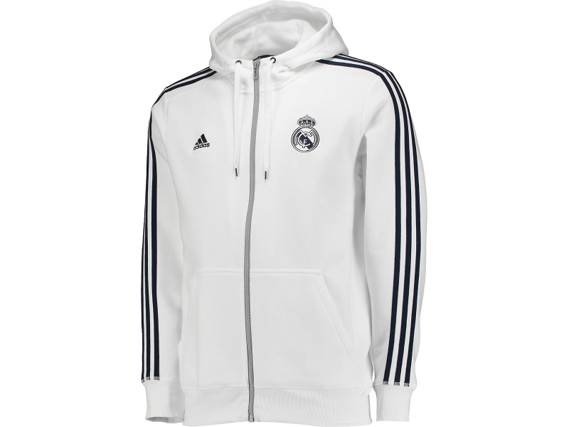 Белая кофта adidas real Madrid